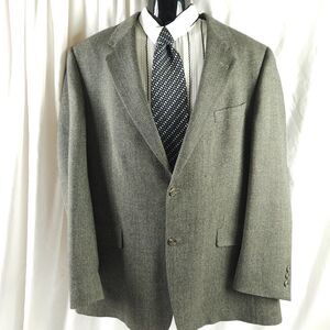 Austin Reed Gray Wool Sport Coat 2‑Button Mens 46L Single Vent Blazer